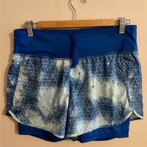 Blue Running Shorts